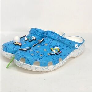 Crocs x Smurf’s Blue White 210820-90H Classic Men’s Clog - Size 13